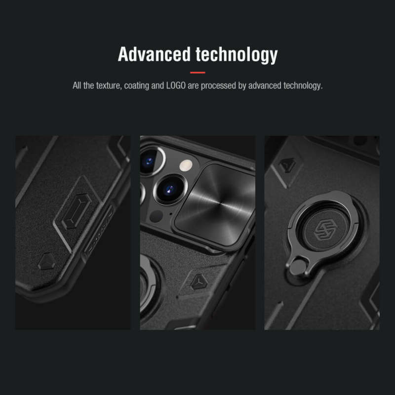 کاور گوشی اپل iPhone 13 Pro نیلکین مدل CamShield Armor - Nillkin CamShield Armor Cover For Apple iPhone 13 Pro