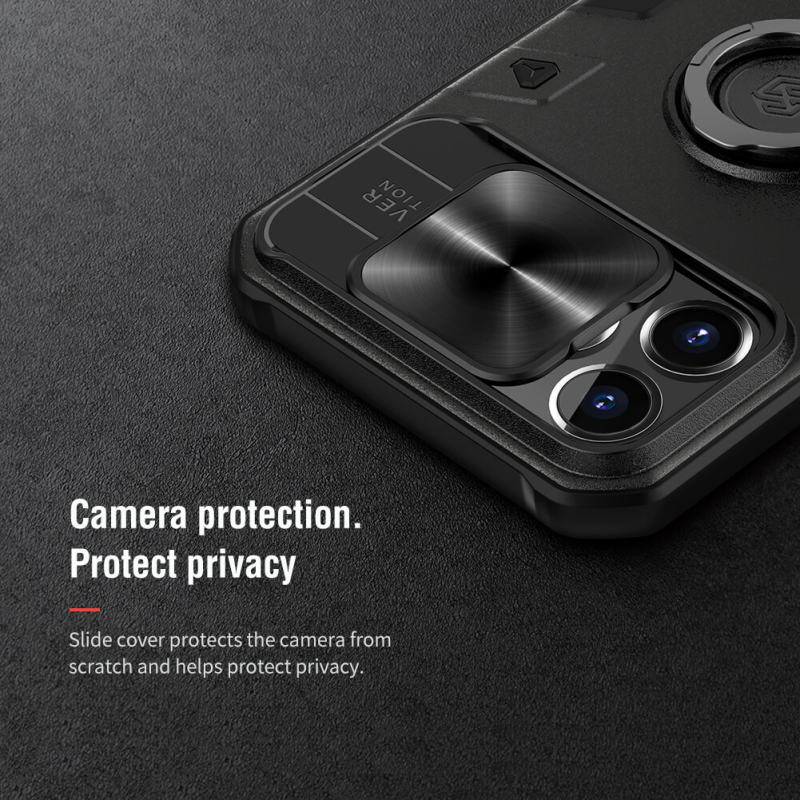 کاور گوشی اپل iPhone 13 Pro نیلکین مدل CamShield Armor - Nillkin CamShield Armor Cover For Apple iPhone 13 Pro
