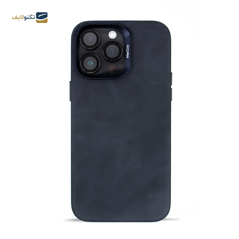 قاب گوشی اپل iPhone 13 Pro مک کوی مدل Enormous چرمی مگ‌ سیف دار - MacCoy Leather MagSafe Enormous Cover For iPhone 13 Pro