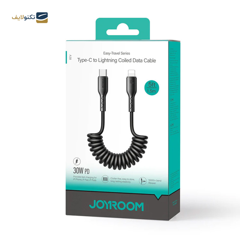کابل تایپ سی به لایتنینگ جوی روم مدل SA38-CL3 طول 1.5 متر - Joyroom SA38-CL3 USB-C to Lightning 1.5M