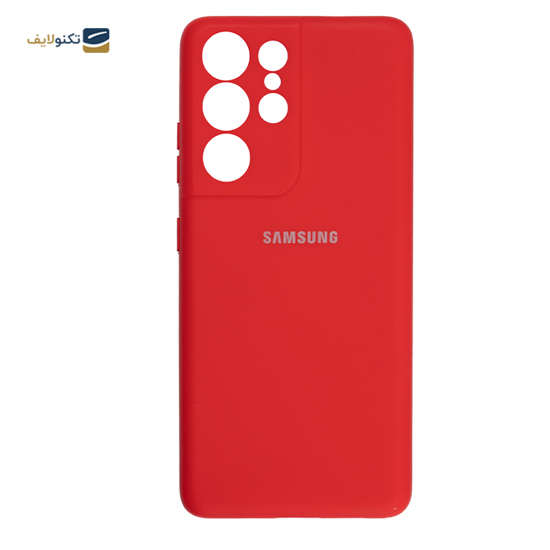 کاور سیلیکونی محافظ لنزدار مناسب برای گوشی موبایل سامسونگ Galaxy S21 Ultra - Silicone Case For Samsung Galaxy S21 ultra