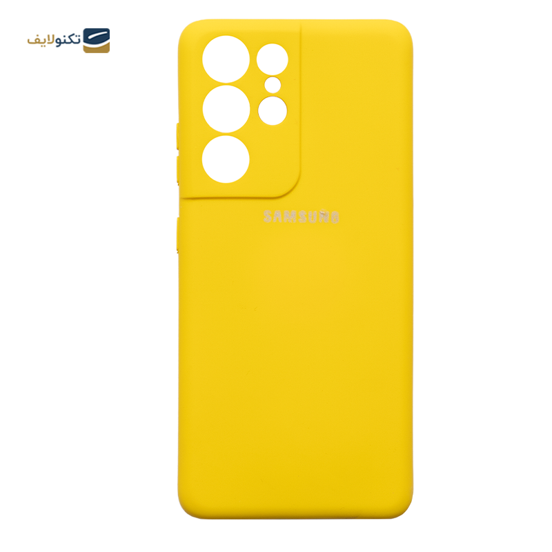 کاور سیلیکونی محافظ لنزدار مناسب برای گوشی موبایل سامسونگ Galaxy S21 Ultra - Silicone Case For Samsung Galaxy S21 ultra