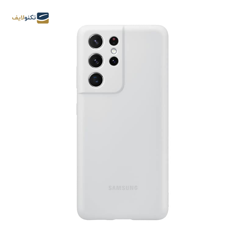 کاور سیلیکونی محافظ لنزدار مناسب برای گوشی موبایل سامسونگ Galaxy S21 Ultra - Silicone Case For Samsung Galaxy S21 ultra