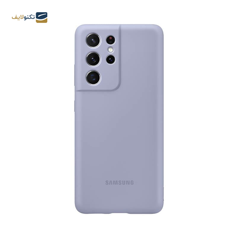 کاور سیلیکونی محافظ لنزدار مناسب برای گوشی موبایل سامسونگ Galaxy S21 Ultra - Silicone Case For Samsung Galaxy S21 ultra