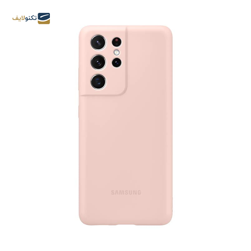 کاور سیلیکونی محافظ لنزدار مناسب برای گوشی موبایل سامسونگ Galaxy S21 Ultra - Silicone Case For Samsung Galaxy S21 ultra