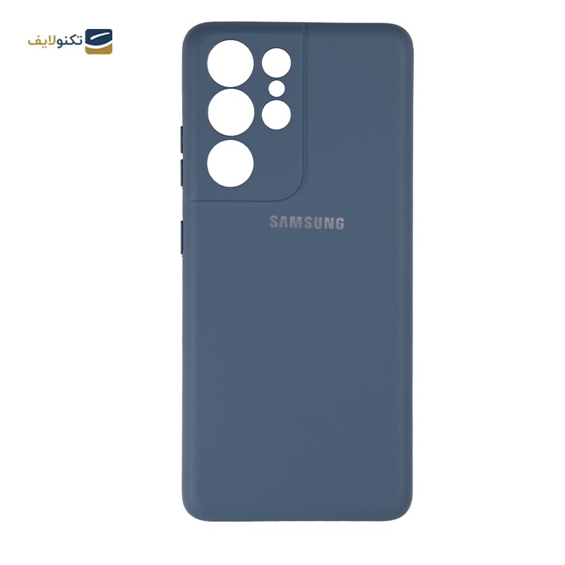 کاور سیلیکونی محافظ لنزدار مناسب برای گوشی موبایل سامسونگ Galaxy S21 Ultra - Silicone Case For Samsung Galaxy S21 ultra
