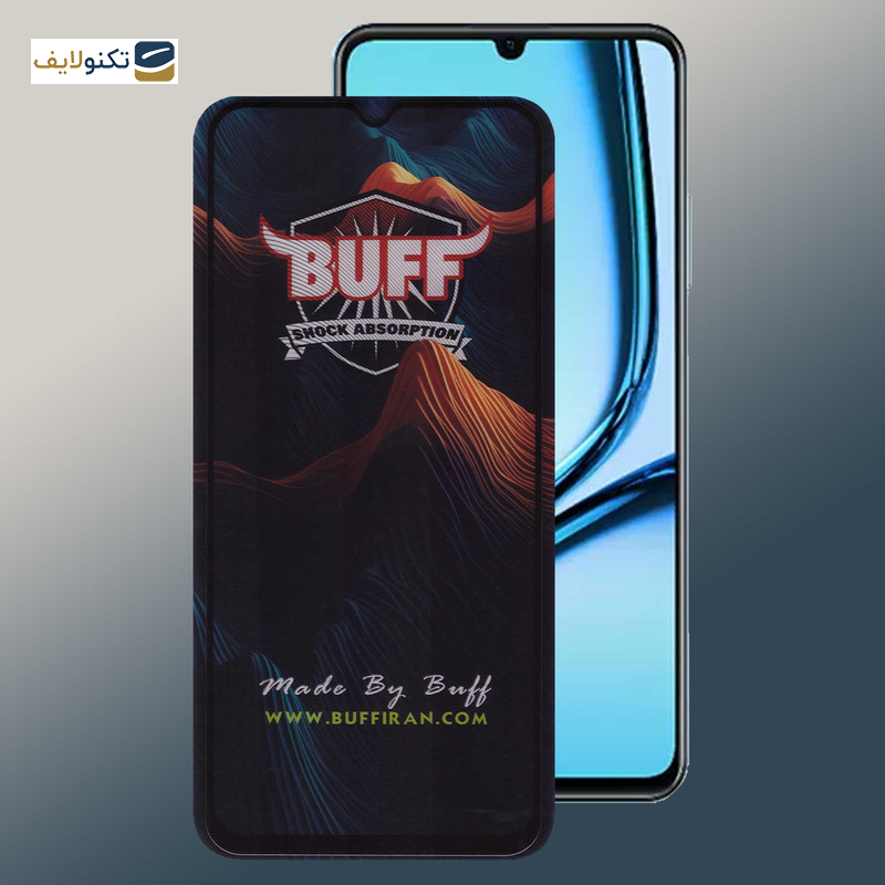 محافظ صفحه نمایش بوف مدل Mountain مناسب برای گوشی موبایل ریلمی Note 50 / C53 (India) / C53 / C51 / Narzo N53 - Buff Mountain Glass Screen Protector For Realme Note 50 / C53 India / C53 / C51 / Narzo N53