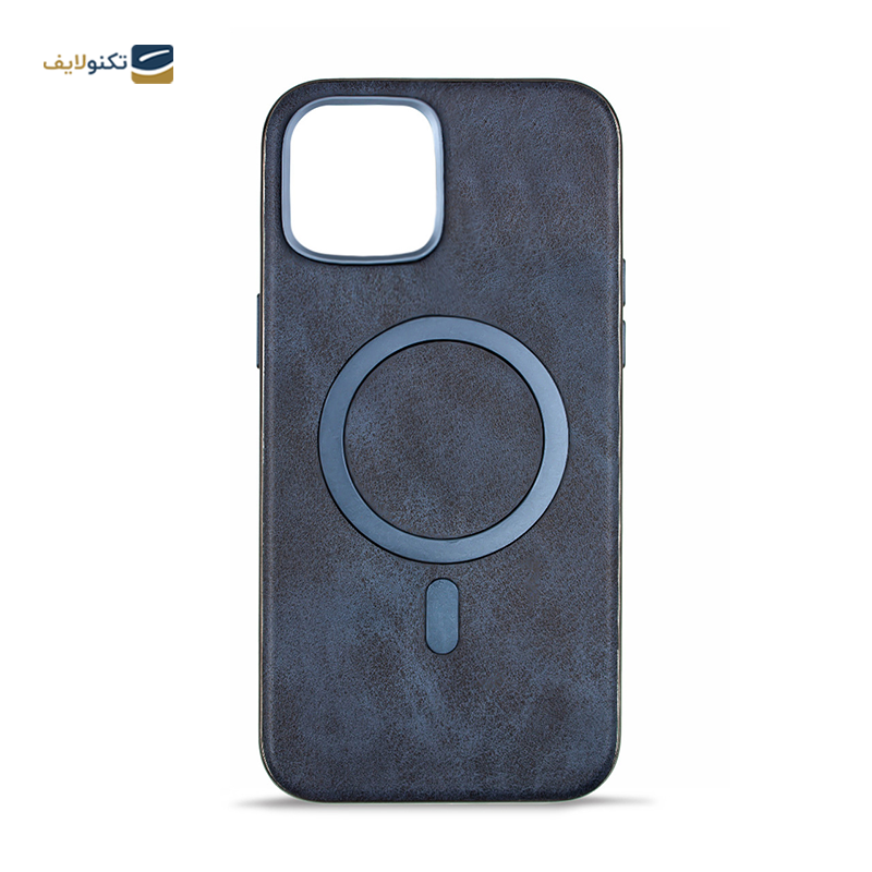 قاب گوشی اپل iPhone 13 مک کوی مدل Military چرمی مگ‌ سیف دار - MacCoy Leather MagSafe Military Cover For Apple iPhone 13
