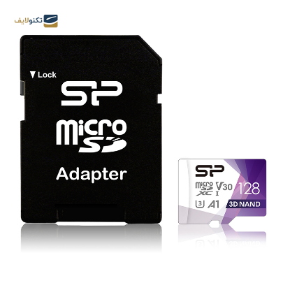 کارت حافظه‌ microSDXC سیلیکون پاور استاندارد UHS-I U3 مدل Superior Pro ظرفیت 128 گیگابایت - Silicon Power Memory Card Superior Pro microSDXC UHS-I U3 - 128GB