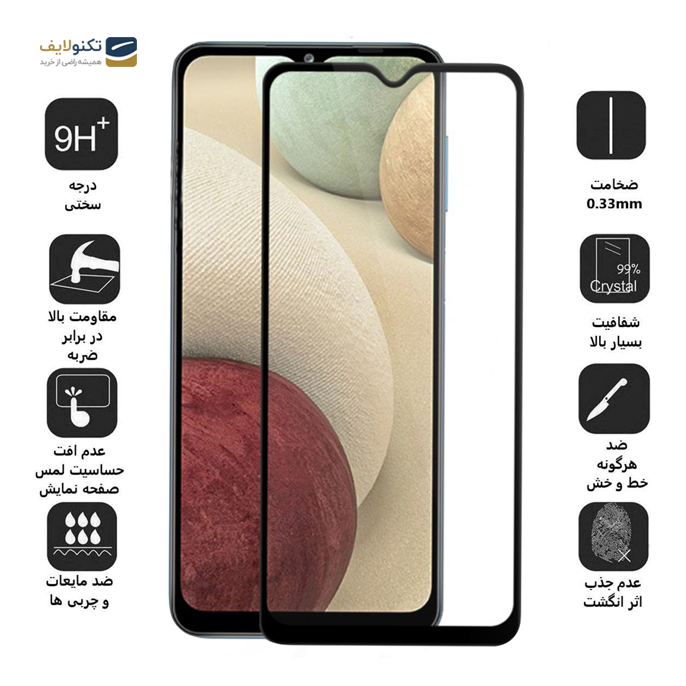 محافظ صفحه نمایش 5D بوف مناسب برای گوشی موبایل سامسونگ Galaxy A22 5G - محافظ صفحه نمایش 5D بوف مناسب برای گوشی موبایل سامسونگ Galaxy A22 5G