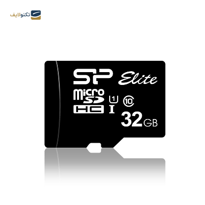 کارت حافظه‌ microSDHC سیلیکون پاور مدل Elite کلاس 10 استاندارد UHC-I U1 سرعت 100MBps ظرفیت 32 گیگابایت - Silicon Power Memory Card Elite microSDHC UHC-I U1 - 32GB