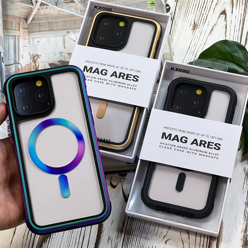 کاور گوشی اپل iPhone 14 Plus کی زد دوو مدل Mag Ares - Kzdoo Mag Ares Cover For iPhone 14 Plus