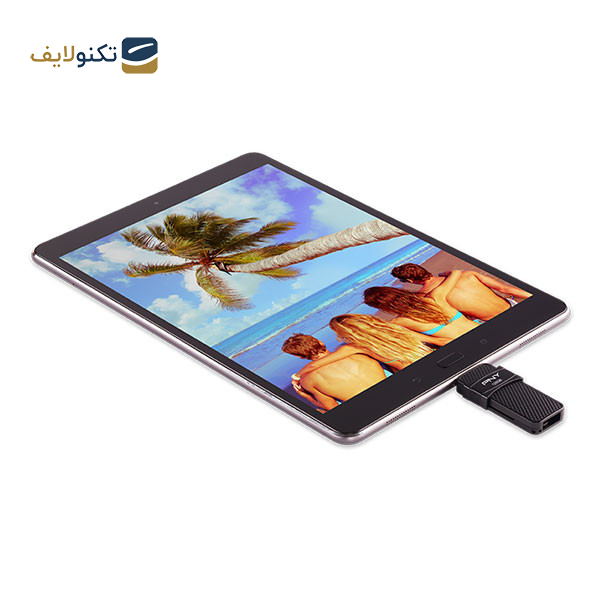 فلش مموری پی ان وای مدل DUO LINK USB 3.1 Type-C OTG ظرفیت 128 گیگابایت - 