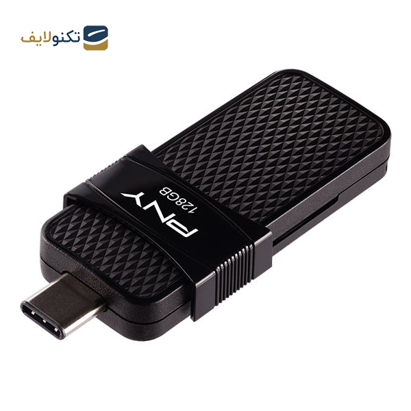 فلش مموری پی ان وای مدل DUO LINK USB 3.1 Type-C OTG ظرفیت 128 گیگابایت - 
