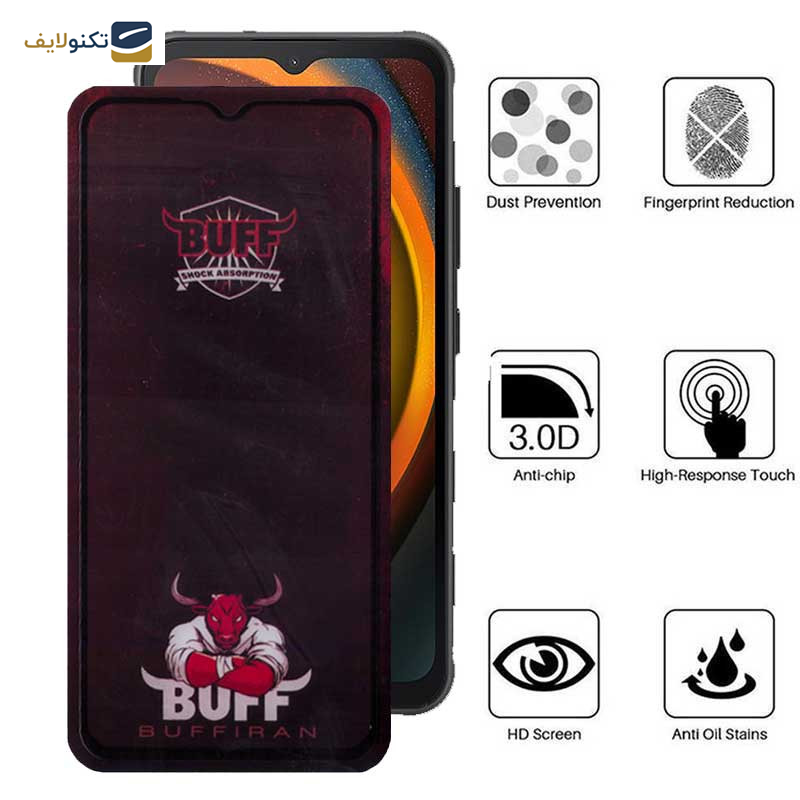 محافظ صفحه نمایش بوف مدل Muscle-Bull مناسب برای گوشی موبایل سامسونگ Galaxy Xcover7 / A14 4G/5G - Buff Muscle-Bull Glass Screen Protector For Samsung Galaxy Xcover7/ A14 4G/5G