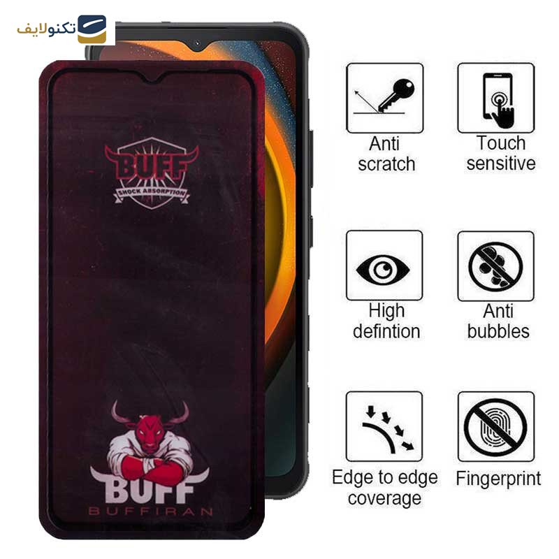 محافظ صفحه نمایش بوف مدل Muscle-Bull مناسب برای گوشی موبایل سامسونگ Galaxy Xcover7 / A14 4G/5G - Buff Muscle-Bull Glass Screen Protector For Samsung Galaxy Xcover7/ A14 4G/5G