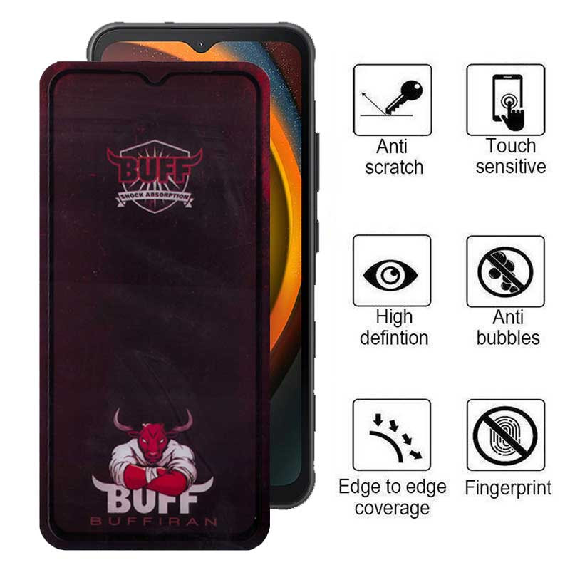 محافظ صفحه نمایش بوف مدل Muscle-Bull مناسب برای گوشی موبایل سامسونگ Galaxy Xcover7 / A14 4G/5G - Buff Muscle-Bull Glass Screen Protector For Samsung Galaxy Xcover7/ A14 4G/5G
