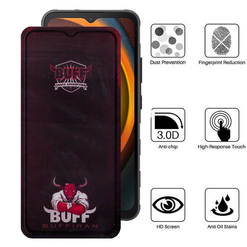 محافظ صفحه نمایش بوف مدل Muscle-Bull مناسب برای گوشی موبایل سامسونگ Galaxy Xcover7 / A14 4G/5G - Buff Muscle-Bull Glass Screen Protector For Samsung Galaxy Xcover7/ A14 4G/5G