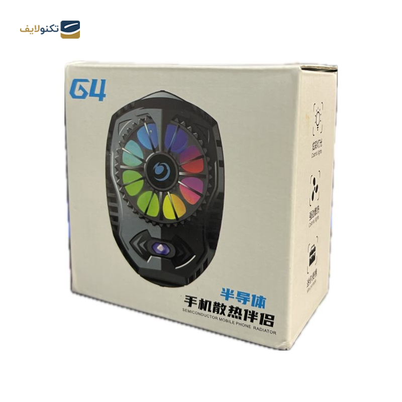 خنک کننده موبایل رادیاتوری کول کلد مدل G4 - CoolCold G4 Mobile Game radiator Cooling Pad