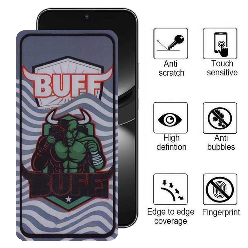 محافظ صفحه نمایش 5D بوف مدل Super Power-G مناسب برای گوشی موبایل هوآوی Nova 12 / Nova 12 Lite / Nova 11 SE / Nova 10 SE - Buff 5D Super Power-G Glass Screen Protector For Huawei Nova 12 / Nova 12 Lite / Nova 11 SE / Nova 10 SE