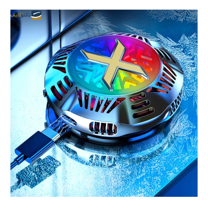 خنک کننده موبایل رادیاتوری کول کلد مدل G5 - CoolCold G5 Mobile Game radiator Cooling Pad