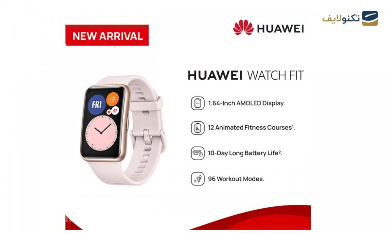 ساعت هوشمند هوآوی مدل WATCH FIT - Huawei Watch Fit Smart Watch