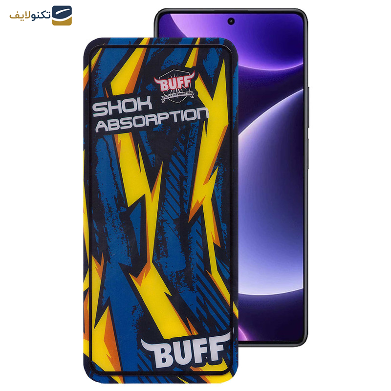 محافظ صفحه نمایش بوف مدل Shock-Shock مناسب برای گوشی موبایل شیائومی Redmi Note 12 Turbo - Note 12R Pro - Note 12 5G (China) - Buff Shock-Shock Glass Screen Protector For Xiaomi Redmi Note 12 Turbo - Note 12R Pro - Note 12 5G China