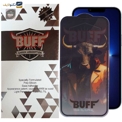 محافظ صفحه نمایش بوف مدل AirBag-Pro-G مناسب برای گوشی موبایل اپل iPhone 13 Pro Max - 14 Plus - Buff AirBag-Pro-G Glass Screen Protector For Apple iPhone 13 Pro Max - 14 Plus