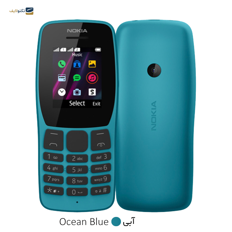 گوشی موبايل نوکيا مدل 110 ظرفیت 4 مگابایت - رم 4 مگابایت	 - Nokia 110 Dual SIM