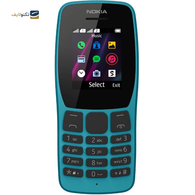 گوشی موبايل نوکيا مدل 110 ظرفیت 4 مگابایت - رم 4 مگابایت	 - Nokia 110 Dual SIM