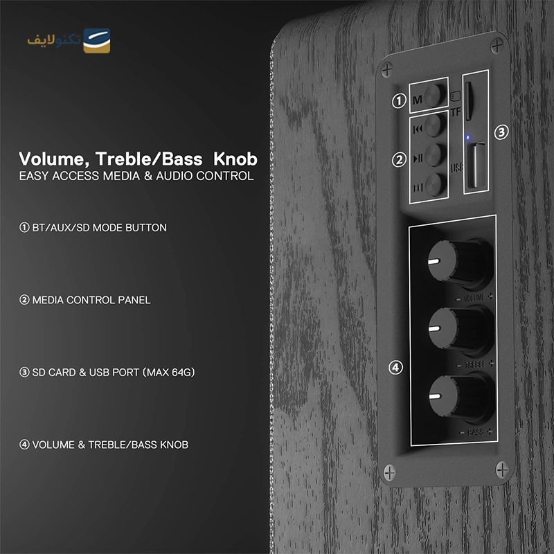 اسپیکر دسکتاپ ردراگون مدل MOUTHPIECE GS813 - Redragon MOUTHPIECE GS813 PC Speaker