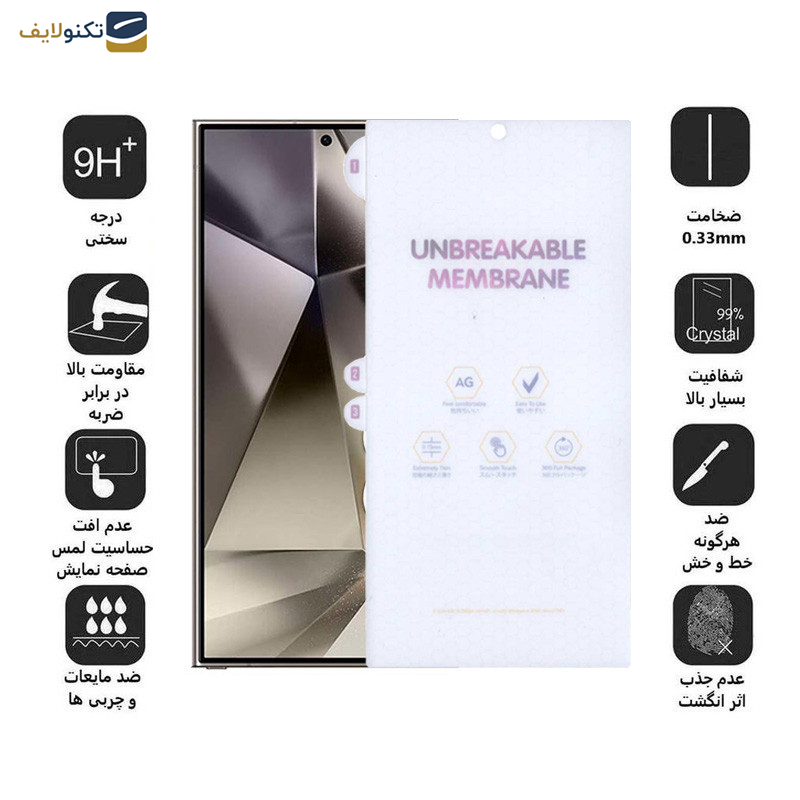 محافظ صفحه نمایش مات اپیکوی مدل Hydrogel-Matte مناسب برای گوشی موبایل سامسونگ Galaxy S24 Ultra - Epicoy Hydrogel-Matte Glass Screen Protector For Samsung Galaxy S24 Ultra