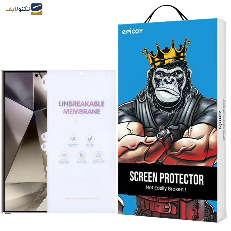 محافظ صفحه نمایش مات اپیکوی مدل Hydrogel-Matte مناسب برای گوشی موبایل سامسونگ Galaxy S24 Ultra - Epicoy Hydrogel-Matte Glass Screen Protector For Samsung Galaxy S24 Ultra