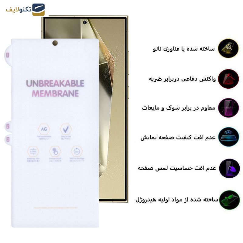 محافظ صفحه نمایش مات بوف مدل Hydrogel-Matte-G مناسب برای گوشی موبایل سامسونگ Galaxy S24 Ultra - S23 Ultra - S22 Ultra - Buff Hydrogel-Matte-G Film Screen Protector For Samsung Galaxy S24 Ultra - S23 Ultra - S22 Ultra