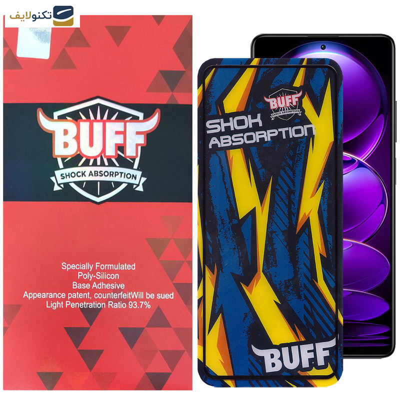 محافظ صفحه نمایش بوف مدل Shock-Shock مناسب برای گوشی موبایل شیائومی Redmi Note 12 Discovery-Note 12 Explorer-Note 12 Pro Speed - Buff Shock-Shock Glass Screen Protector For Xiaomi Redmi Note 12 Discovery-Note 12 Explorer-Note 12 Pro Speed