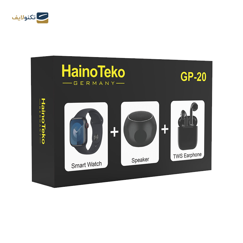 ساعت هوشمند هاینو تکو مدل GP-20 به همراه اسپیکر و هدفون - Haino Teko GP-20 Smartwatch with speaker and earphone