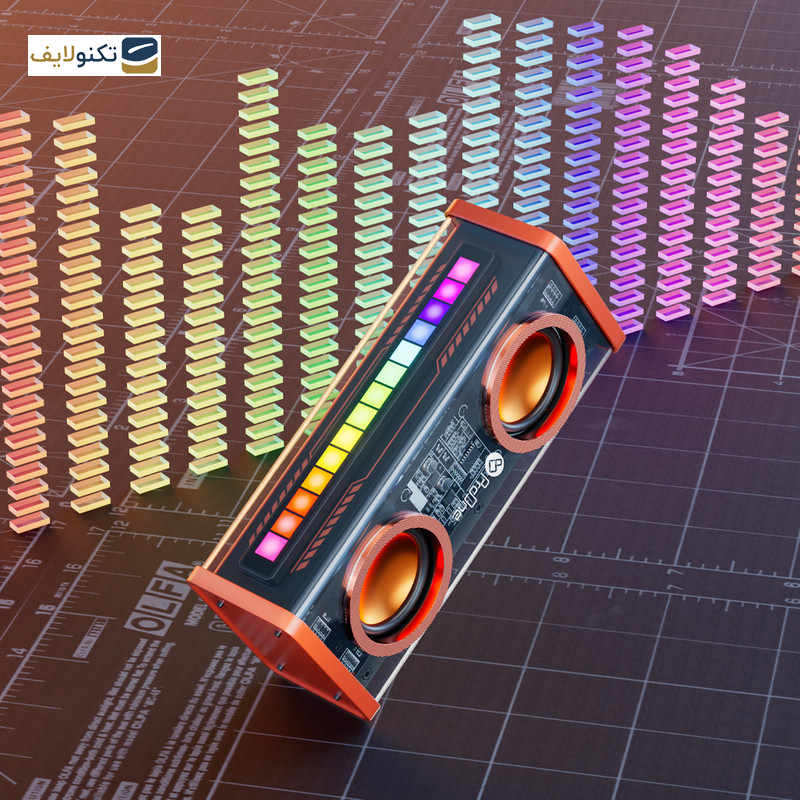 اسپیکر بلوتوثی قابل حمل پرووان مدل PSB4117 - Proone PSB4117 Bluetooth Portable Speaker