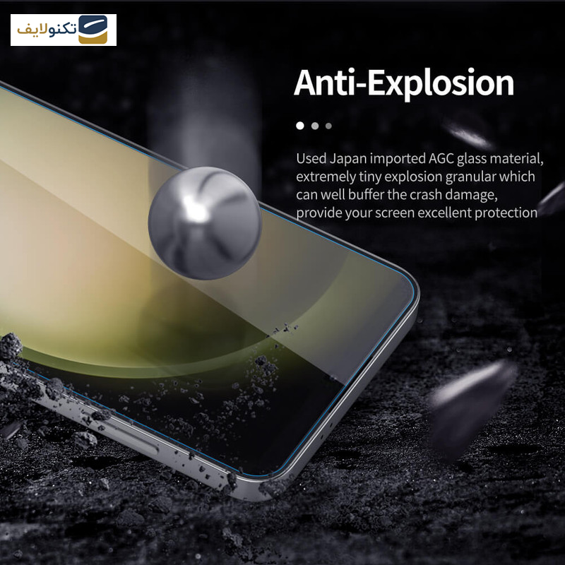 محافظ صفحه نمایش نیلکین مدل H Plus Pro مناسب برای گوشی موبایل سامسونگ Galaxy S24 Plus - Nillkin Amazing H Plus Pro tempered glass screen protector for Samsung Galaxy S24 Plus