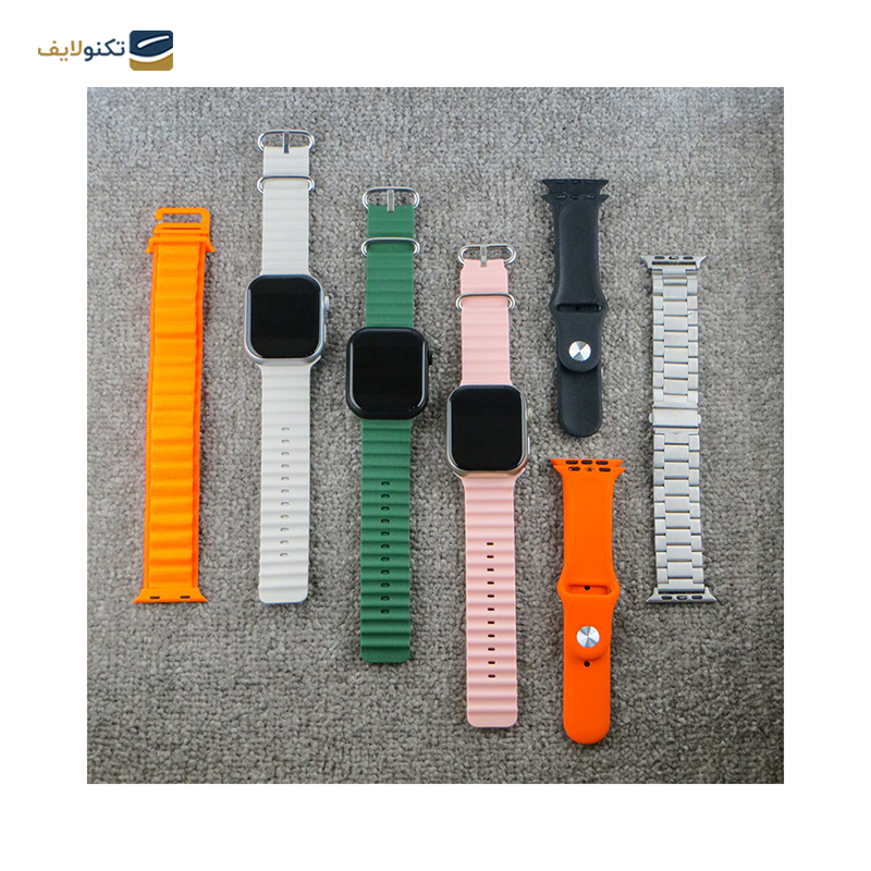 ساعت هوشمند ورنا مدل W45 Max به همراه 7 بند - Verna W45 Max Smart Watch with 7 Straps