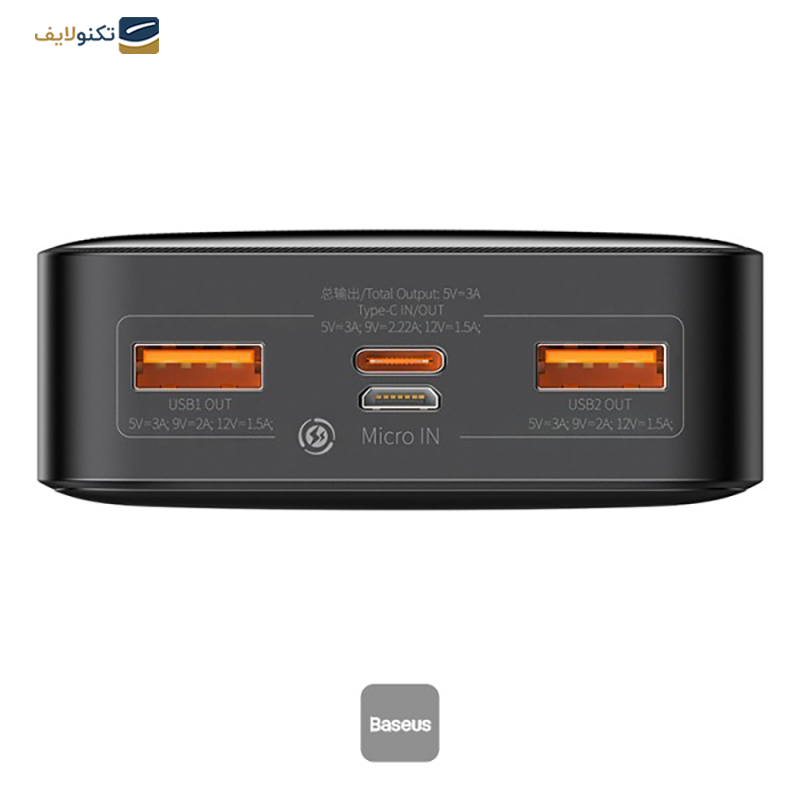 پاوربانک باسئوس مدل Bipow PPDML-M01 ظرفیت 20000 میلی آمپر - Power Bank Baseus Bipow PPDML-M01 2000mAh