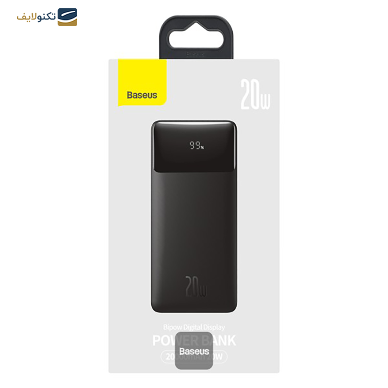 پاوربانک باسئوس مدل Bipow PPDML-M01 ظرفیت 20000 میلی آمپر - Power Bank Baseus Bipow PPDML-M01 2000mAh