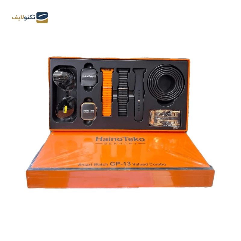 ساعت هوشمند هاینو تکو مدل GP-13 به همراه عینک و کمربند - Haino Teko GP-13 Smartwatch