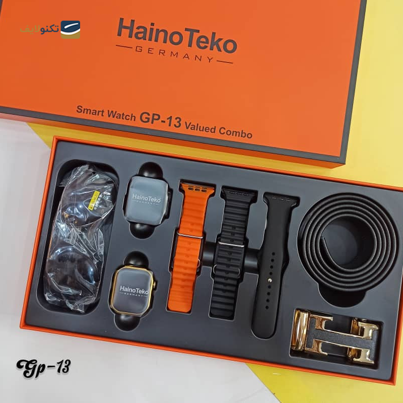 ساعت هوشمند هاینو تکو مدل GP-13 به همراه عینک و کمربند - Haino Teko GP-13 Smartwatch