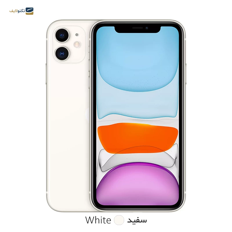 گوشی موبایل اپل مدل iPhone 11 ZA/A نات اکتیو دو سیم کارت ظرفیت 128 گیگابایت رم 4 گیگابایت - Apple iPhone 11 128/4GB Not Active ZA/A
