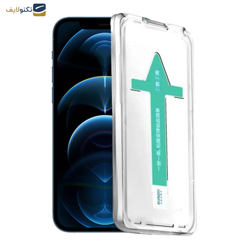 محافظ صفحه نمایش اپیکوی مدل Xundd Axe Easy install مناسب برای گوشی موبایل اپل iPhone 12 Pro-12 - Epicoy Xundd Axe Easy install Glass Screen Protector For Apple iPhone 12 Pro-12