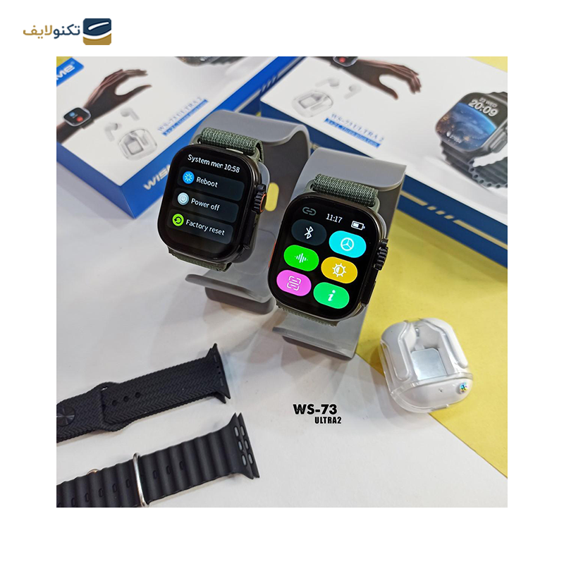ساعت هوشمند مدل WS-73 Ultra 2 همراه با هندزفری - WS-73 Ultra 2 Ultra 2 Smart watch with Handsfree