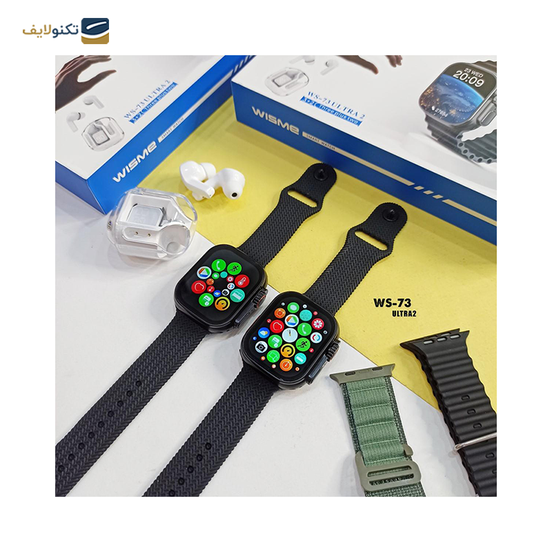 ساعت هوشمند مدل WS-73 Ultra 2 همراه با هندزفری - WS-73 Ultra 2 Ultra 2 Smart watch with Handsfree