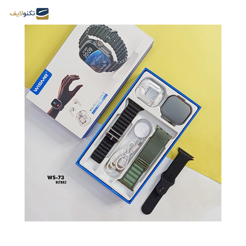 ساعت هوشمند مدل WS-73 Ultra 2 همراه با هندزفری - WS-73 Ultra 2 Ultra 2 Smart watch with Handsfree