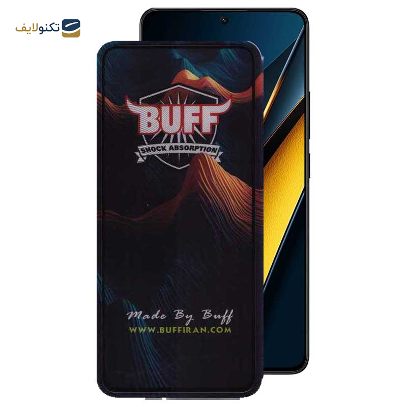محافظ صفحه نمایش 5D بوف مدل Mountain-G مناسب برای گوشی موبایل شیائومی Poco X6 Pro 5G / Poco X6 5G / Poco M6 Pro 4G - Buff Mountain-G Pro Glass Screen Protector For Xiaomi Poco X6 Pro 5G / Poco X6 5G / Poco M6 Pro 4G