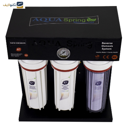 دستگاه تصفیه کننده آب آکوآ اسپرینگ مدل RO-S7-BZ 7700 به همراه فیلتر مجموعه 4 عددی - 